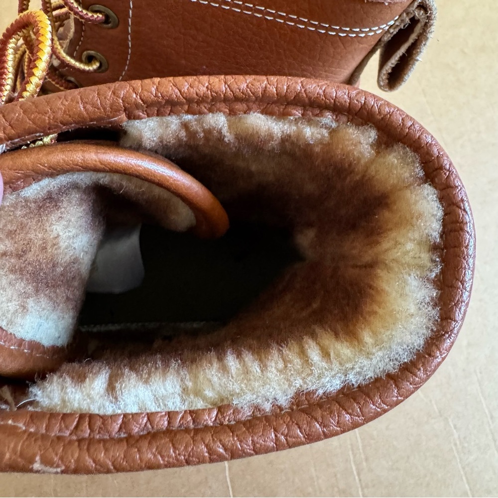 LL Bean Boots Duck Shearling Lined Insulated - Picture 9 of 12